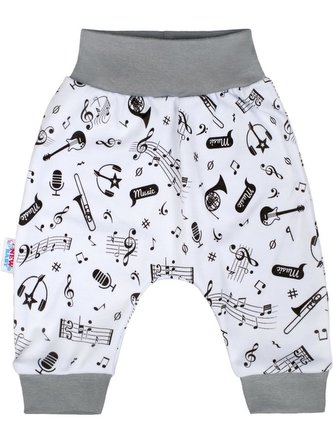 Kojenecké bavlněné polodupačky New Baby Music - velikost 56 (0-3m) Kojenecké bavlněné polodupačky New Baby Music - velikost 56 (0-3m)