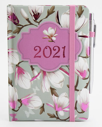 Diář 2021 smart: Magnólie