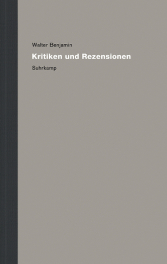 Kritiken und Rezensionen, 2 Bde.