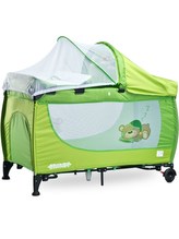 Cestovní postýlka CARETERO Grande green 2016