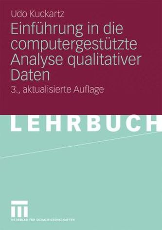 Einführung in die computergestützte Analyse qualitativer Daten Einführung in die computergestützte Analyse qualitativer Daten