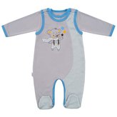 2-dílná bavlněná souprava New Baby Lucky Bear - velikost 74 (6-9m)