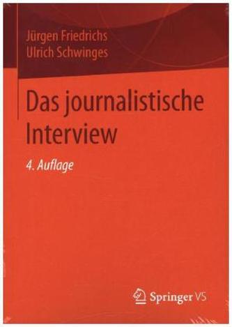 Das journalistische Interview Das journalistische Interview