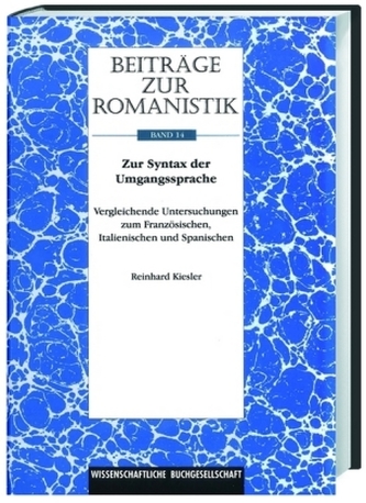 Zur Syntax der Umgangssprache. Bd.14