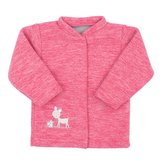 Kojenecký fleecový kabátek Baby Service Baby Deer - velikost 56 (0-3m)