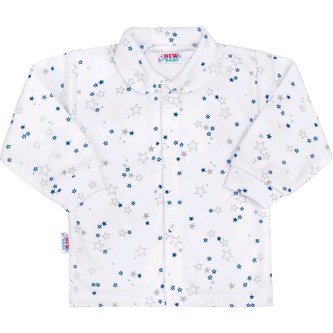 Kojenecký kabátek New Baby Magic Star modrý - velikost 62 (3-6m)