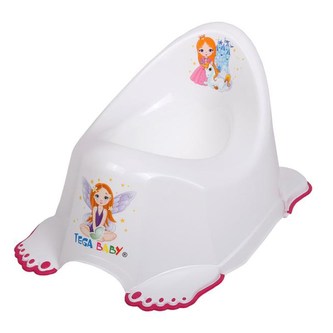 Dětský nočník protiskluzový Malá Princezna bílý