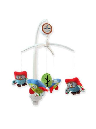 Kolotoč nad postýlku Baby Mix Sovy