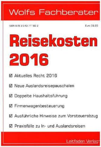 Reisekosten 2016