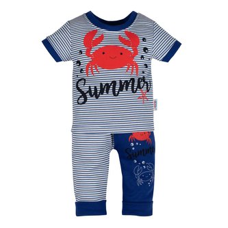 Kojenecké tričko s krátkým rukávem a tepláčky New Baby Summer - velikost 74 (6-9m)