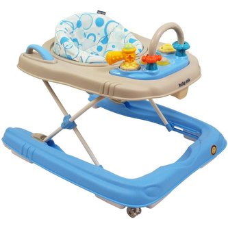 Dětské chodítko Baby Mix 2v1 blue-grey