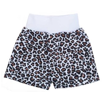 Kojenecké kraťásky New Baby Leopardík hnědé