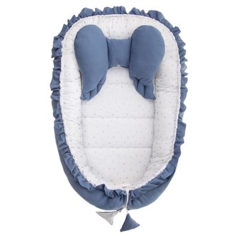 Hnízdečko pro miminko Belisima Angel Baby modré