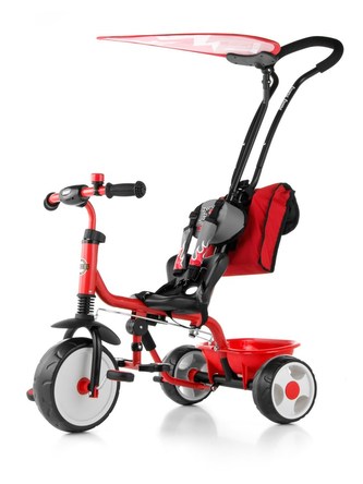 Dětská tříkolka Milly Mally Boby Delux 2015 red
