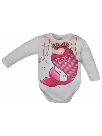 Kojenecké body Bobas Fashion Hrdina s mořskou vílou - velikost 98 (2-3r)