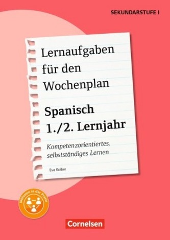 Lernaufgaben für den Wochenplan Spanisch 1./2. Lernjahr