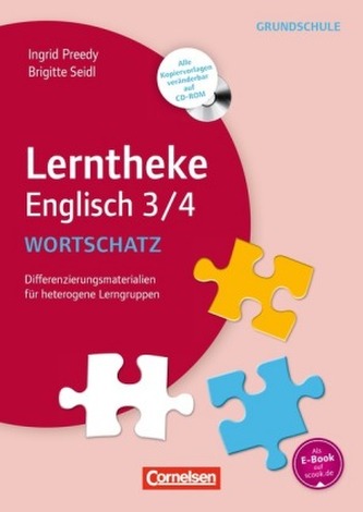 Lerntheke Englisch 3/4, Wortschatz, m. CD-ROM