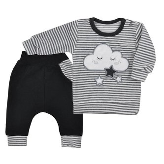 Kojenecké semiškové tepláčky a tričko Koala Cute Cloud - velikost 86 (12-18m)