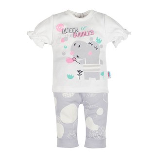 Kojenecké tričko s krátkým rukávem a tepláčky New Baby Queen - velikost 80 (9-12m)