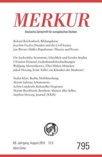 MERKUR Deutsche Zeitschrift für europäisches Denken. Nr.795