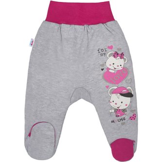 Dětské polodupačky New Baby Love Mouse - velikost 50