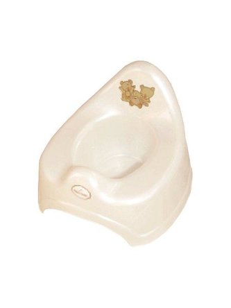 Hrající dětský nočník medvídek bílý