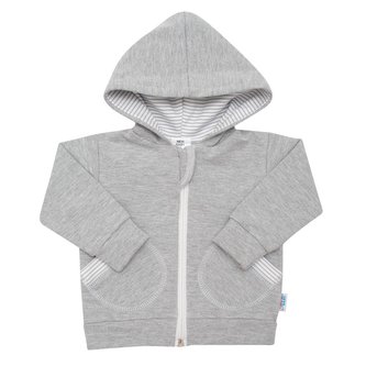 Kojenecká mikinka s kapucí New Baby For Girl and Boy - velikost 80 (9-12m)