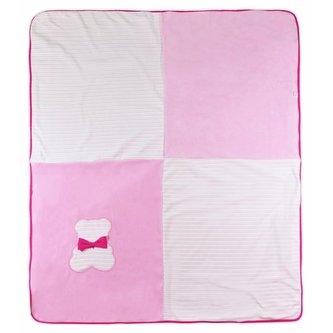 Dětská deka Koala Mozaika růžová
