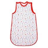 Kojenecký zateplený spací pytel New Baby Hedgehog červený - velikost 62 (3-6m)