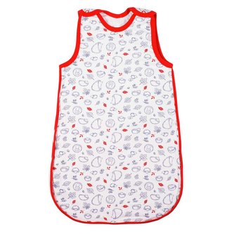 Kojenecký zateplený spací pytel New Baby Hedgehog červený - velikost 62 (3-6m) Kojenecký zateplený spací pytel New Baby Hedgehog červený - velikost 62 (3-6m)