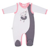 2-dílná bavlněná souprava New Baby Ballerina - velikost 56 (0-3m)