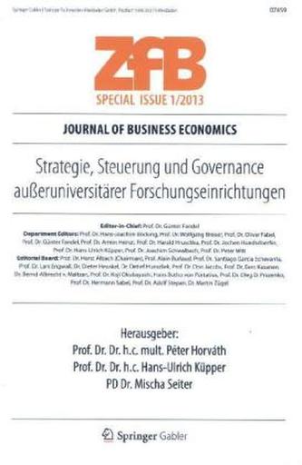 Strategie, Steuerung und Governance außeruniversitärer Forschungseinrichtungen