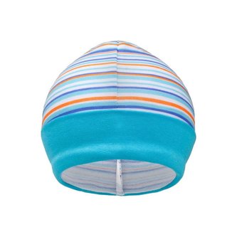 Kojenecká čepička New Baby Puppik 2 tyrkysová - velikost 74 (6-9m)