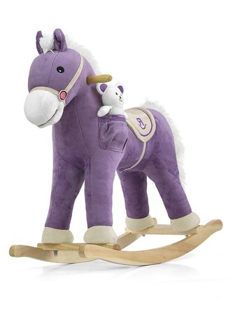 Houpací koník s melodií Milly Mally Pony fialový Houpací koník s melodií Milly Mally Pony fialový