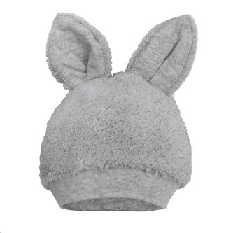 Zimní kojenecká čepička New Baby Penguin šedá - velikost 68/74