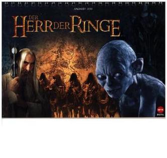 Der Herr der Ringe - Bösewichte (Tischkalender 2016 DIN A5 quer)