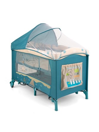 Cestovní postýlka Milly Mally Mirage Deluxe blue bird Cestovní postýlka Milly Mally Mirage Deluxe blue bird