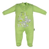 2-dílná souprava New Baby Mouse Artist zelená - velikost 62 (3-6m)