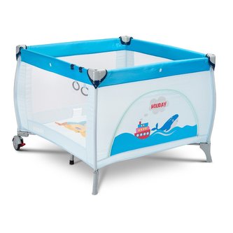 Dětská skládací ohrádka CARETERO Holiday blue