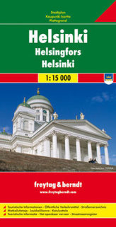 Freytag & Berndt Stadtplan Helsinki. Helsingfors