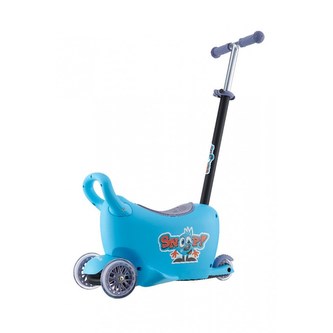 Dětské odrážedlo s vodící tyčí Snoop 3v1 Milly Mally blue