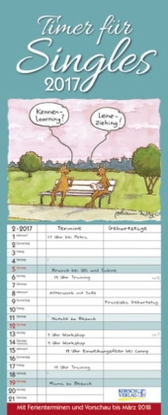 Timer für Singles 2017