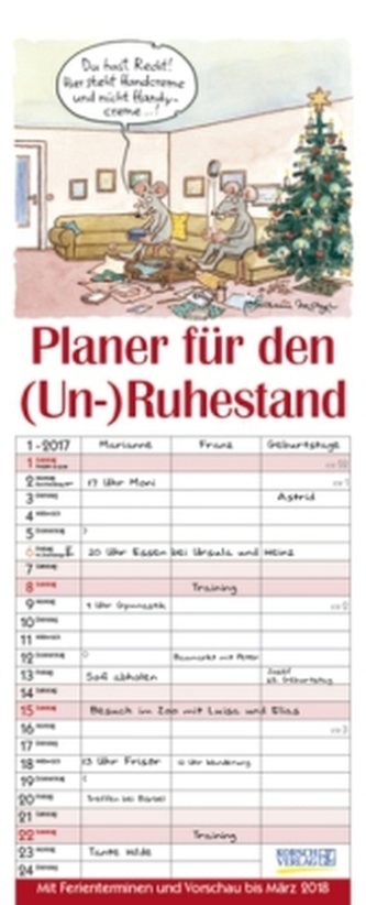 Planer für den (Un-)Ruhestand 2017