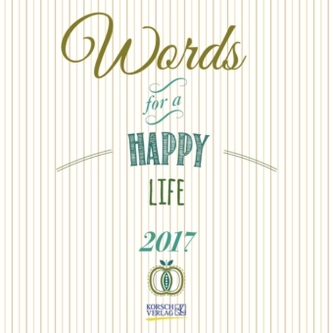 Words for a happy life 2017