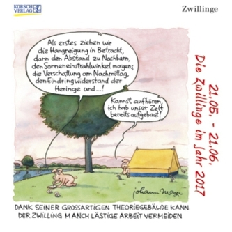 Die Zwillinge im Jahr 2017