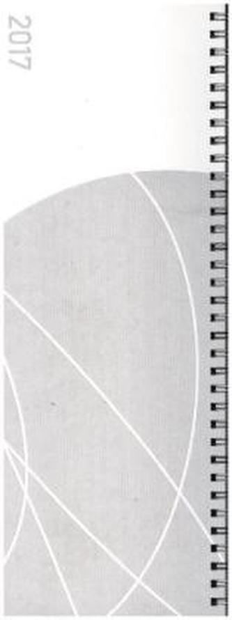 Tischquerkalender Professional Colourlux weiß 2017