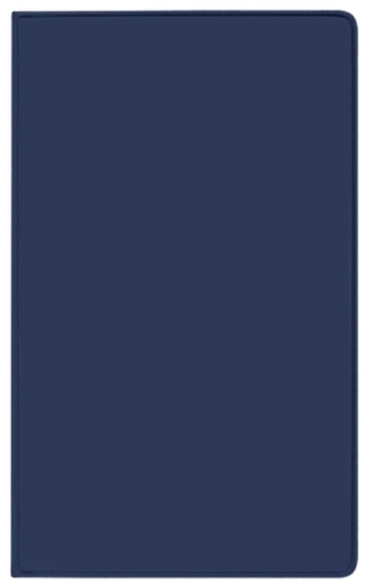 Taschenkalender Modus geheftet PVC blau 2017