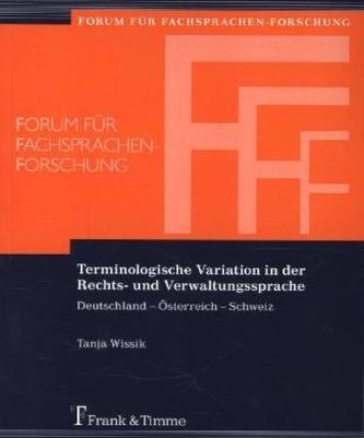 Terminologische Variation in der Rechts- und Verwaltungssprache