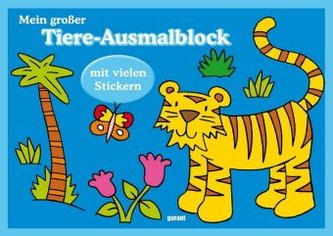 Mein großer Tiere-Ausmalblock