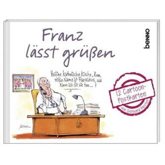 Franz lässt grüßen, 12 Cartoon-Postkarten